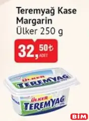 TEREMYAĞ KASE MARGARİN 250 G
